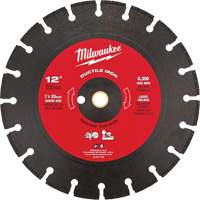 Circular Saw Blade, 12", Ductile Iron Use Industrial Sales
