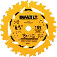 Lame de scie circulaire &agrave; charpente, 6-1/2", 18 dents, Pour Bois Industrial Sales