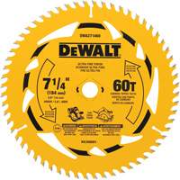 Lame de scie circulaire, 7-1/4", 60 dents, Pour Bois Industrial Sales
