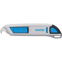 SECUNORM 500 Retractable Knife with Hook Blade No. 56, 10 mm, Heavy-Duty, Aluminum Handle Industrial Sales