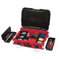 Boîte &agrave; outils Packout, 22" x 16" x 7", Noir/Rouge Industrial Sales