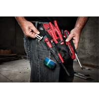 Compact Utility Pouch, Multiple Tool Holder, Nylon, 7 Pockets Industrial Sales