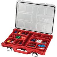 Packout Low-Profile Organizer, 19-3/4" x 16-2/5" x 2-1/2", Black/Red Industrial Sales