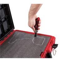 Packout Tool Case with Customizable Insert, 20-7/10" x 15-1/5" x 6-1/5", Black/Red Industrial Sales