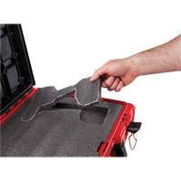 Packout Tool Case with Customizable Insert, 20-7/10" x 15-1/5" x 6-1/5", Black/Red Industrial Sales