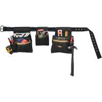 Ceinture &agrave; outils combin&eacute;e de luxe, Polyester, Noir Industrial Sales