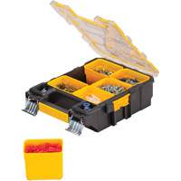 Mid-Size Pro Organizer, 4-1/2" W x 10-1/4" D x 13-3/5" H, Black/Yellow Industrial Sales