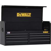 Tool Chest, 51-1/2" W, 8 Drawers, Black Industrial Sales