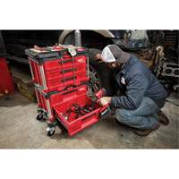 Packout 3-Drawer Tool Box, 16-1/3" x 14-1/3" x 22-1/5", Black/Red Industrial Sales