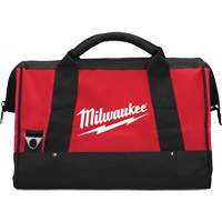 Soft Sided Contractor's Bag, Black/Red Industrial Sales