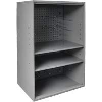 Abrasive Storage Cabinet with Pegboard, Steel, 19-7/8" x 14-1/4" x 32-3/4", Grey Industrial Sales