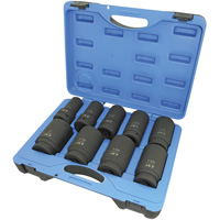 Jeu de douilles SAE &agrave; 6 pans PS901D, 9 Mcx, Chocs, Prise de 1", Profond Industrial Sales
