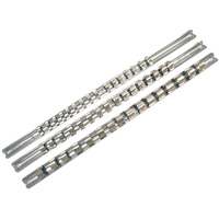 Rail porte-douilles &agrave; entraînement 1/4" SCH-14 avec 16 attaches de retenue Industrial Sales