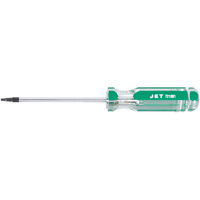Square Jumbo Handle Screwdriver, #1 Tip, Round, 4" L, Plastic Handle Industrial Sales