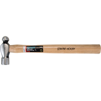 Ball Pein Hammer, 16 oz. Head Weight, Plain Face, Wood Handle Industrial Sales