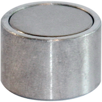 Aimants cylindriques, dia. 5/8", Force de 4,35 lb Industrial Sales