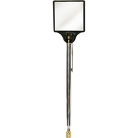 Inspection Magnetic Mirror, Square, 2" L x 2" W, Telescopic Industrial Sales