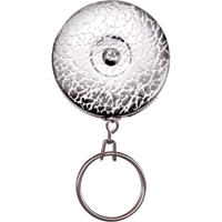 The Original Key Reel, Chrome, 24" Cable, Belt Clip Attachment Industrial Sales