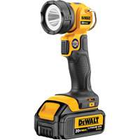 Lampe de travail Max, DEL, 110 lumens, 11 hres de fonctionnement, Bloc-pile Rechargeable, Plastique Industrial Sales