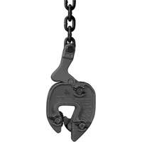 GX Plate Clamp with Chain Connector, 1000 lbs. (0.5 tons), 1/16" - 5/16" Jaw Opening Industrial Sales