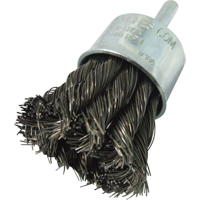 Knotted Wire End Brushes, 1" Dia., 0.014" Wire Dia., 1/4" Shank Industrial Sales