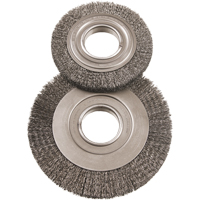6" Major Wire Wheel Brushes, 6" Dia., 0.012" Fill, 2" Arbor Industrial Sales