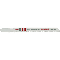 Lame de scie sauteuse, Bim&eacute;tal, Tige en T, 4" lo, 6 dents par pouce Industrial Sales