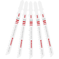 Lame de scie sauteuse, Bim&eacute;tal, Tige en T, 4" lo, 6 dents par pouce Industrial Sales