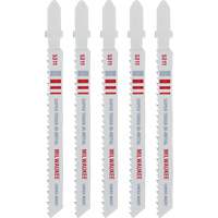 Lame de scie sauteuse, Bim&eacute;tal, Tige en T, 4" lo, 10 dents par pouce Industrial Sales