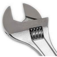 Adjustable Tapered Handle Wrench - Carded, 15" L, 1-11/16"/43 mm Max Width, Chrome/Polished Industrial Sales