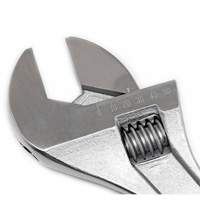 Adjustable Tapered Handle Wrench - Carded, 18" L, 2-1/16"/53 mm Max Width, Chrome/Polished Industrial Sales