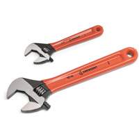 Black Oxide Wrench Set with Cushion Grips, Adjustable, 2 Pieces, Imperial and Metric Industrial Sales
