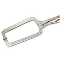 Locking C-Clamp with Swivel Pads, 18" Length, C-Clamp Industrial Sales