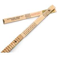 R&egrave;gle de maçon surdimensionn&eacute; Red End, 6' lo, Bois, Graduations de 1/16" Industrial Sales