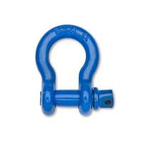 Farm Clevis Anchor Shackle, 1/4", Screw Pin, Coated Industrial Sales