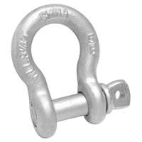 Anchor Shackle, 1/4", Screw Pin, Hot Dip Galvanized Industrial Sales