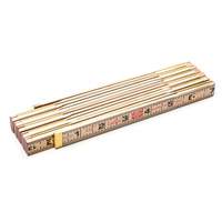 R&egrave;gle pliante, 6' lo, Bois, Graduations de 1/16" Industrial Sales