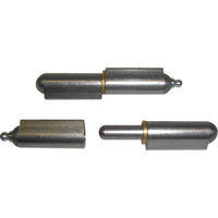 2-Piece Weld-On Hinges, 1-1/8" Dia. x 10" L, Mild Steel w/Fixed Steel Pin Industrial Sales