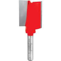 Router Bit - Double Flute Straight Bit, 1" Dia., 3/4" H, 2-9/16" L, 1/4" Shank Industrial Sales