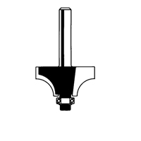 Fraise &agrave; baguette, 5/8" dia., 1/4" tige Industrial Sales