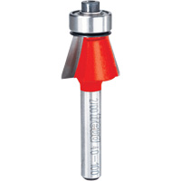Router Bit - Chamfer Bit, 23/32" Dia., 1/4" Shank Industrial Sales