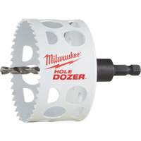 Hole Dozer Hole Saw with Arbor, 3", 1-5/8" Depth of Cut, Bi-Metal Industrial Sales