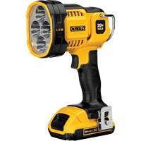 Max Cordless Jobsite Spotlight, LED, 1000 Lumens, Rechargeable Batteries Industrial Sales