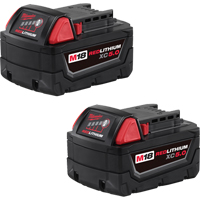 Ensemble de blocs-piles M18 Redlithium, Lithium-ion, 18 V, 5,0 A Industrial Sales