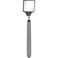 Acrylic Inspection Mirror, Square, 2" L x 2" W, Telescopic Industrial Sales