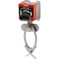 Crochets de suspension avec interrupteur, Longueur de 5-3/4", Diam&egrave;tre de 1-3/4", Capacit&eacute; de 35 lb Industrial Sales