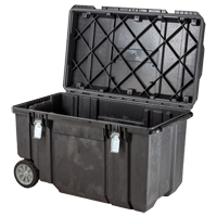 TOUGH CHEST Mobile Storage, 38-29/32" x 23-3/32" x 24-5/16", Black Industrial Sales