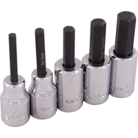 Jeu de douilles &agrave; t&ecirc;te hexagonale, Hexagonale, Prise 3/8", 5 mrcx Industrial Sales