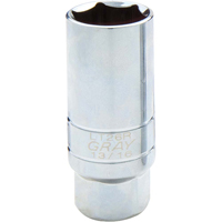 Spark Plug Socket, 3/8" Drive, 13/16" Socket, 1-1/10" L Industrial Sales