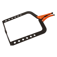 Locking Long Reach Clamp Pliers, 20" Length, Omnium Grip Industrial Sales